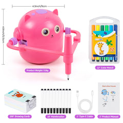 TREEFIA doodle-bot safe materials: child-friendly build for peace of mind.