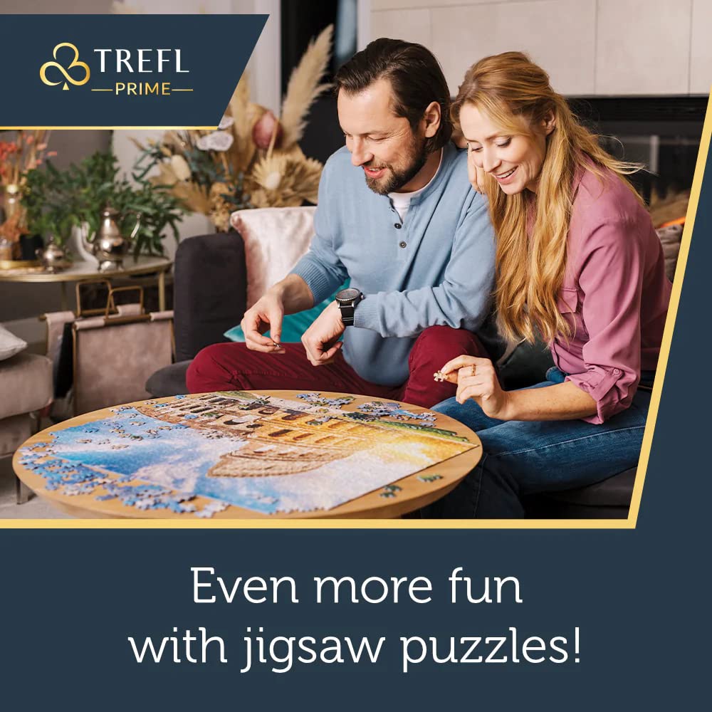 Trefl Premium UFT vibrant coastal scenery: sunsets and waves spark visual delight.