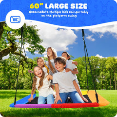 Trekassy swing with 700lb capacity safely supports kids and adults outdoors.