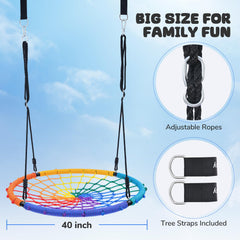 Trekassy rainbow straps enable fast, secure tree mounting