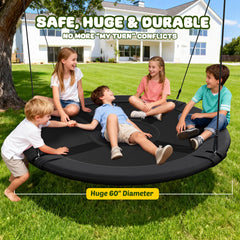 Trekassy saucer seat close-up shows wear-resistant material.
