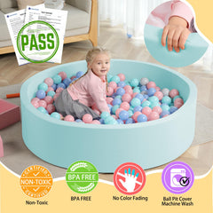 TRENDBOX ball pit interior with kids playing in a spacious, inviting area