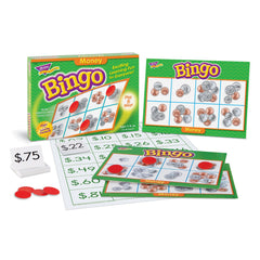 Trend Enterprises Money Bingo chips offer hands-on money recognition for engaging practice.