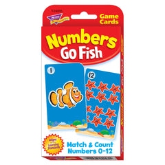 Trend Enterprises Numbers Go Fish Challenge Cards front cover for classroom counting fun