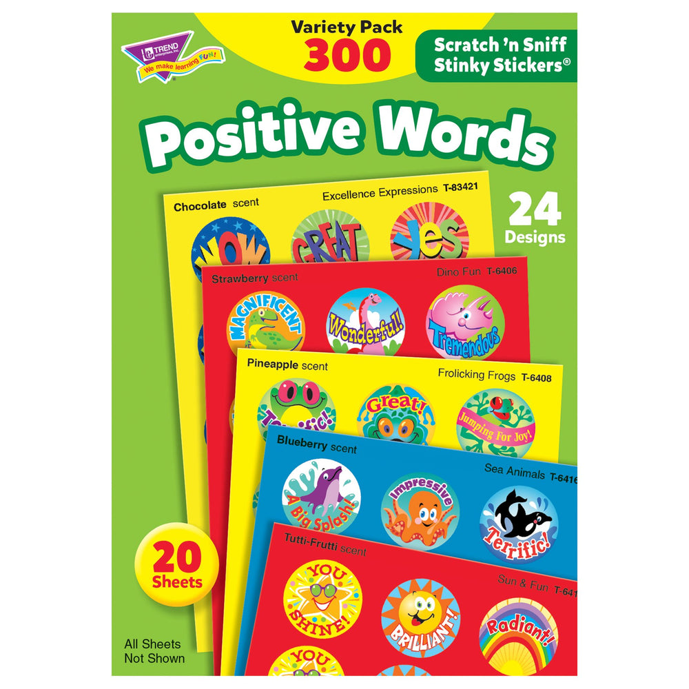 Trend Enterprises Stinky Stickers with fragrances for classroom motivation and rewards.