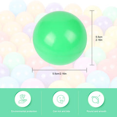TRENDBOX 2-2-inch ball close-up showing safe, crush-proof plastic.