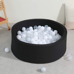 TrendBox ball pit used as decorative furniture in living room
