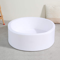 Trendbox ball pit measures 90 cm diameter and 30 cm high.