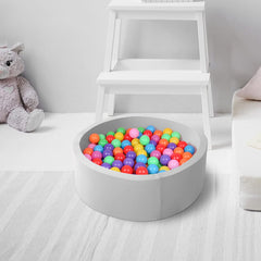 TRENDBOX dimensions highlight 11-inch height and 27.5-inch diameter for cozy play.