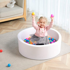 Trendbox ball pit folds flat for compact storage when not in use.