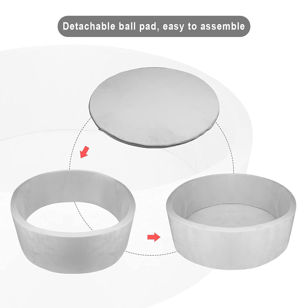 TrendBox 14-inch height side view illustrates easy-to-reach play space and cozy setup.