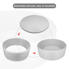 TrendBox 14-inch height side view illustrates easy-to-reach play space and cozy setup.