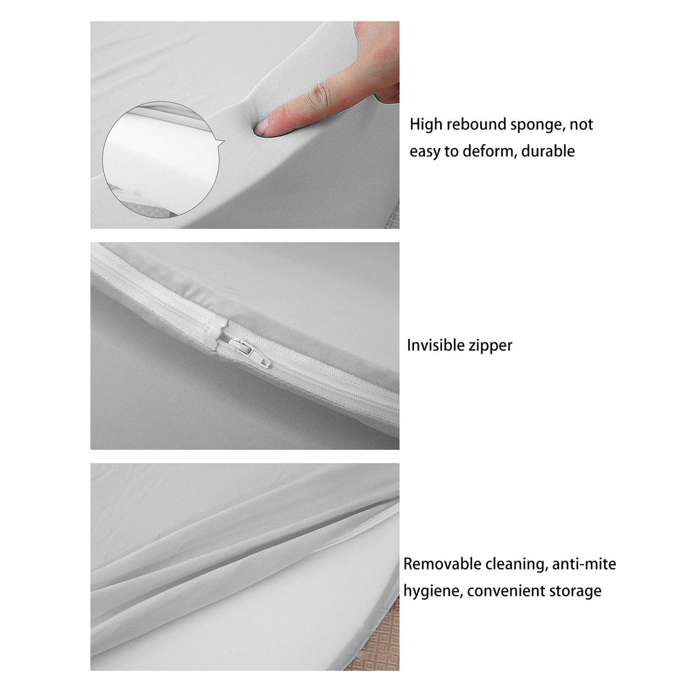 TrendBox foam ball pit bottom zipper allows quick foam removal