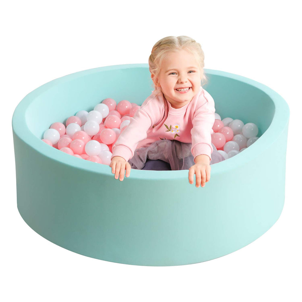 TrendBox memory foam ball pit supports safe, imaginative toddler playtime.