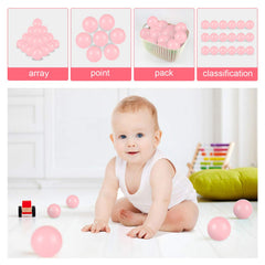TrendBox pink ocean balls support small-hand coordination during play.