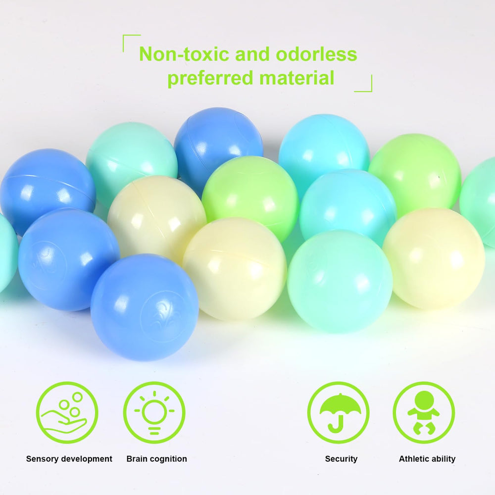 TrendBox soft-round balls ideal for playpens and early learning games.