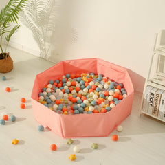 TRENDPLAY cream-toned balls with orange and blue accents fit any setup