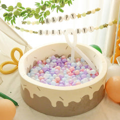 TRENDPLAY heart-shaped ball pit balls in bright colors for party decoration and activities