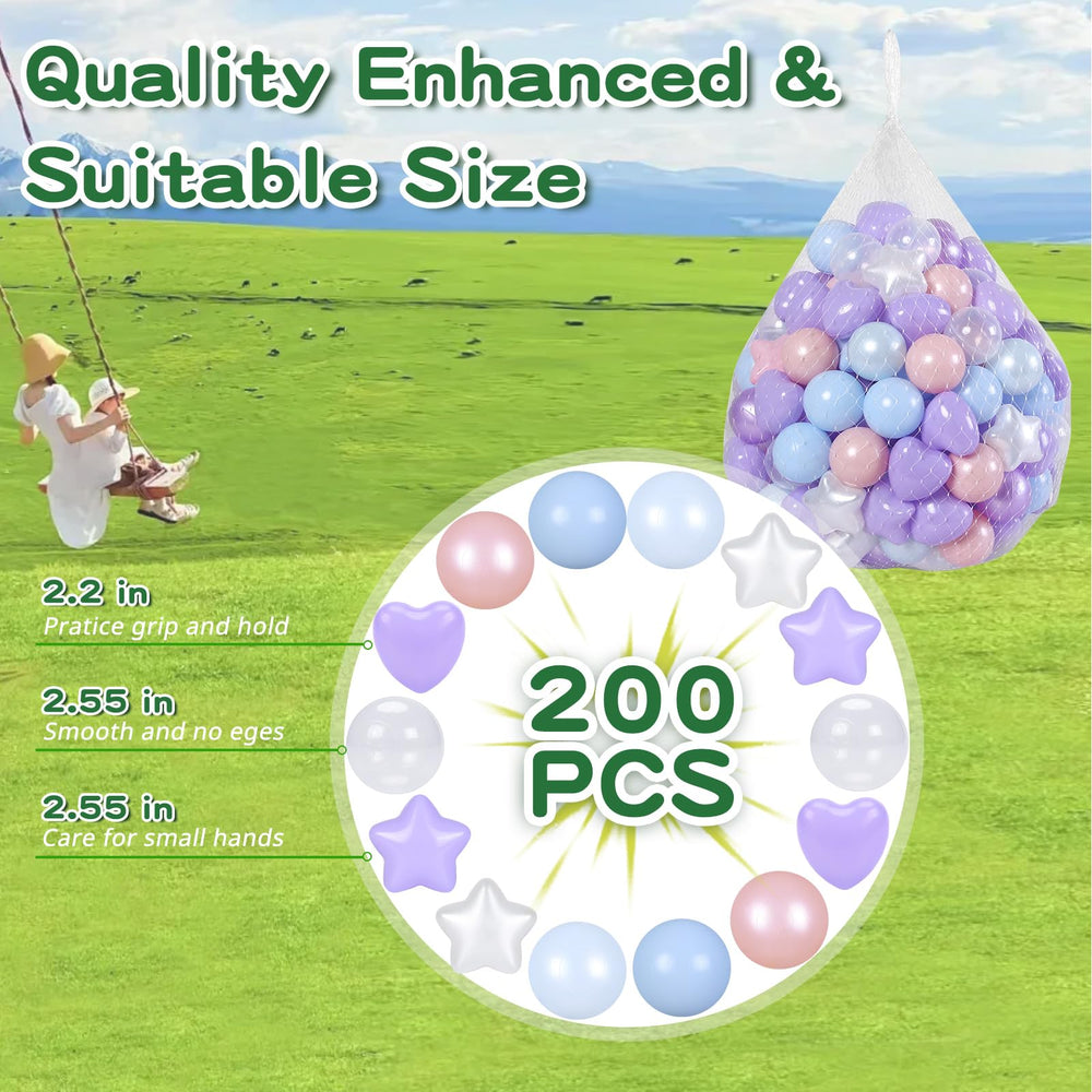 TRENDPLAY kids playing with shape-sorting and interactive games using ball pit balls