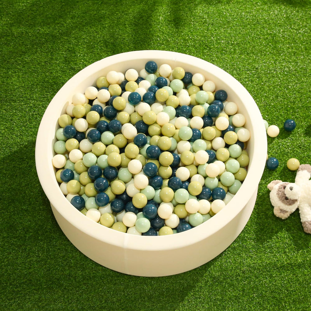 TRENDPLAY crush-proof plastic balls endure active ball pit sessions.