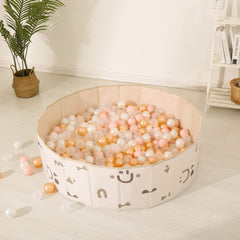 Gold TRENDPLAY ball pit balls add festive flair to any setup.