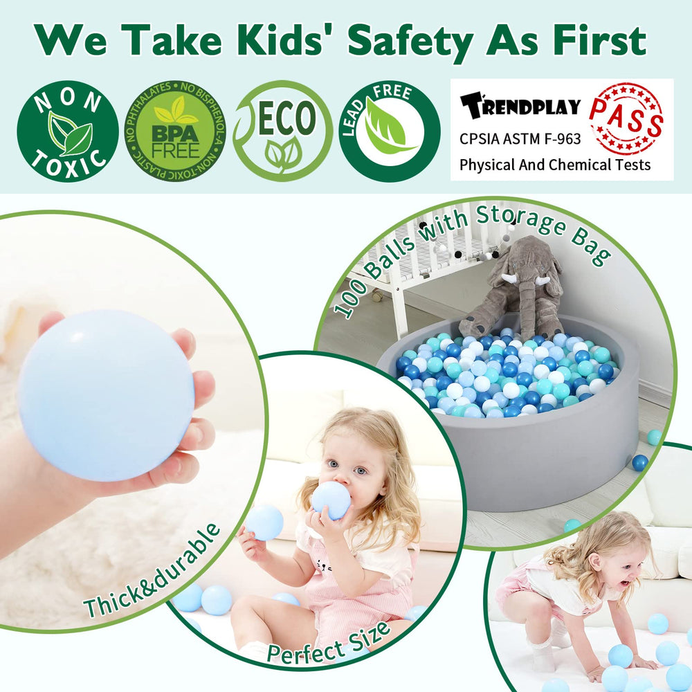 TRENDPLAY hollow balls offer lightweight durability for pit entertainment