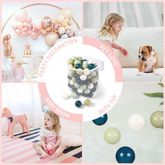 TRENDPLAY ocean-themed ball pit setup with colorful plastic balls.