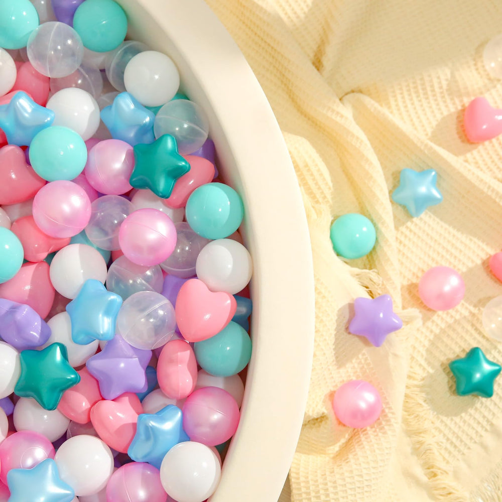 TRENDPLAY pearl blue pit balls introduce calm color to ball pits