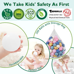 TRENDPLAY portable, easy-to-store ball pit balls for quick setup