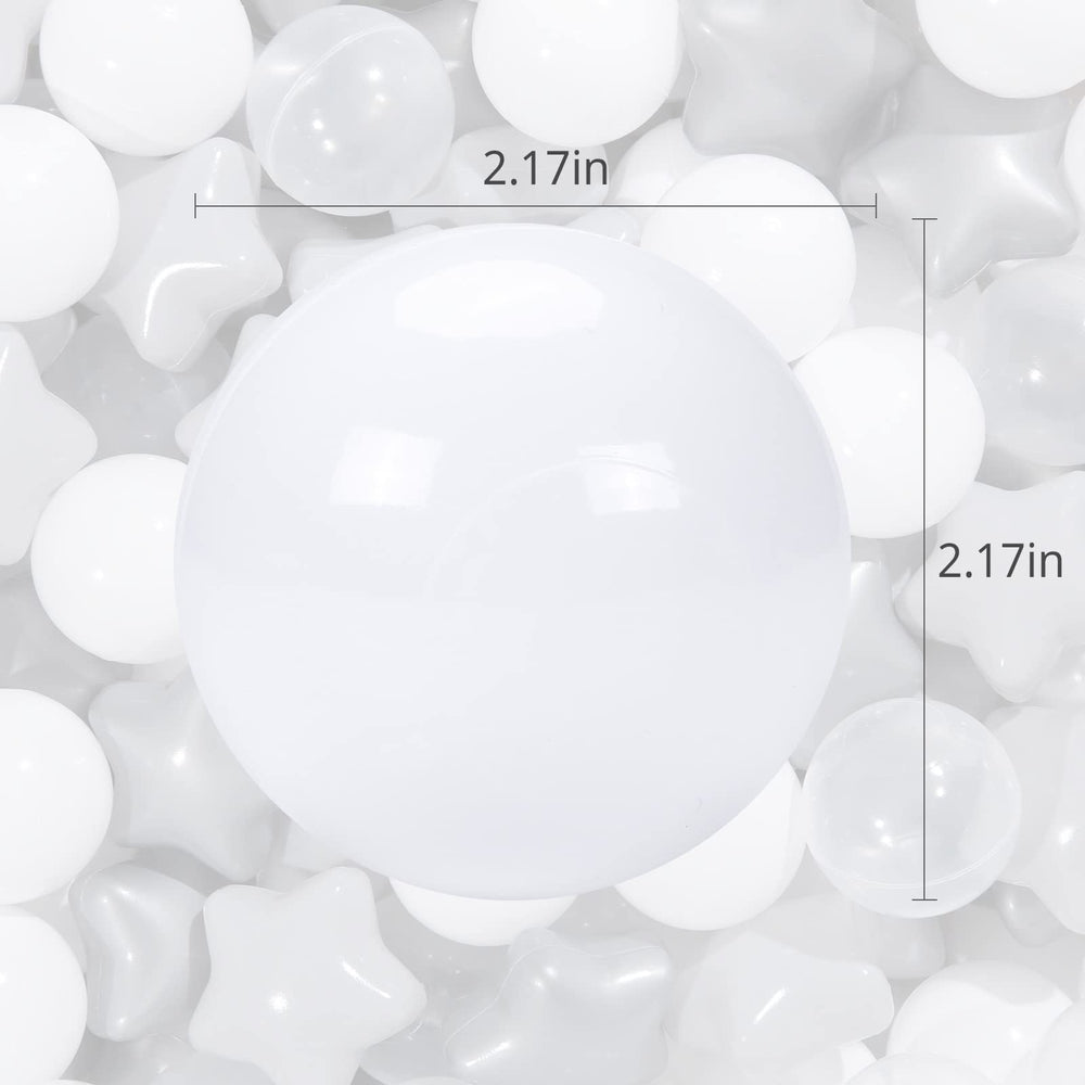 TrendPlay 2.2-inch star pit balls designed for easy grip.