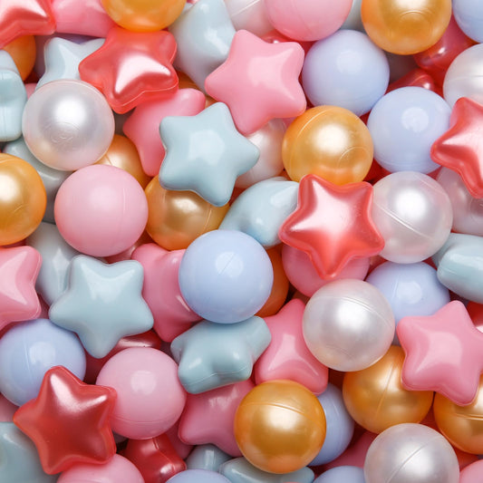 TRENDPLAY star ball pit balls 200-count pack for safe play and screen-free fun