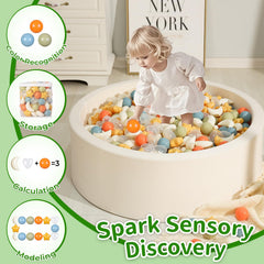 TRENDPLAY Star Ball Pit Balls blue color: cool shades for splashy pool-time fun.