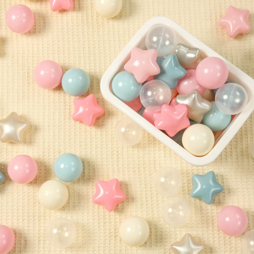 TRENDPLAY Star Ball Pit Balls storage bag aids tidy cleanup after play.