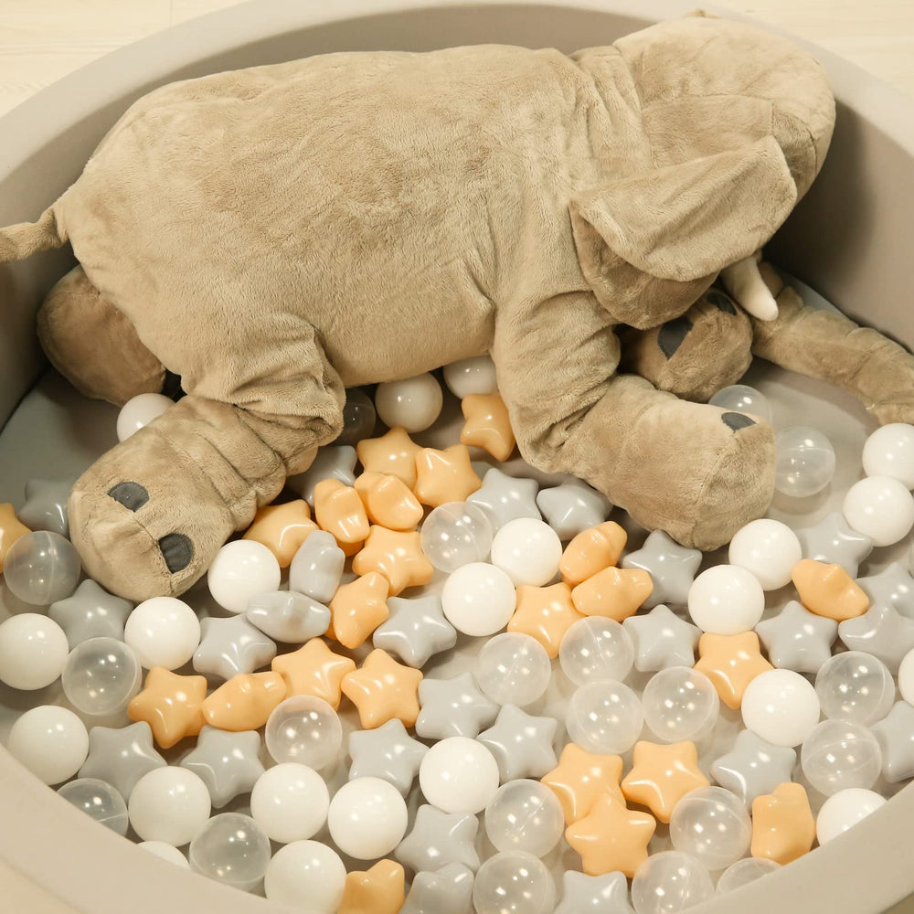 TRENDPLAY Star Ball Pit Balls with colorful star shapes to boost sensory play