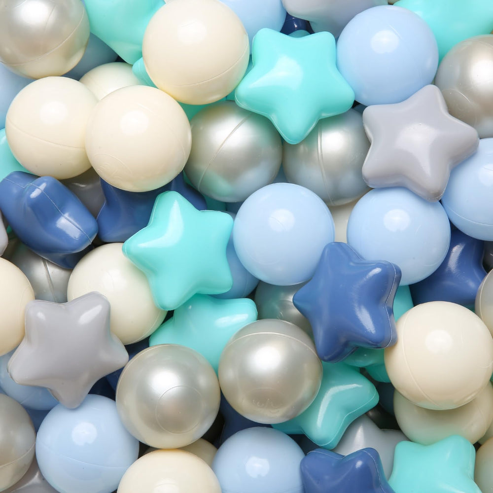 TRENDPLAY star balls blue 500 pcs for toddlers promote creative play and sensory exploration.