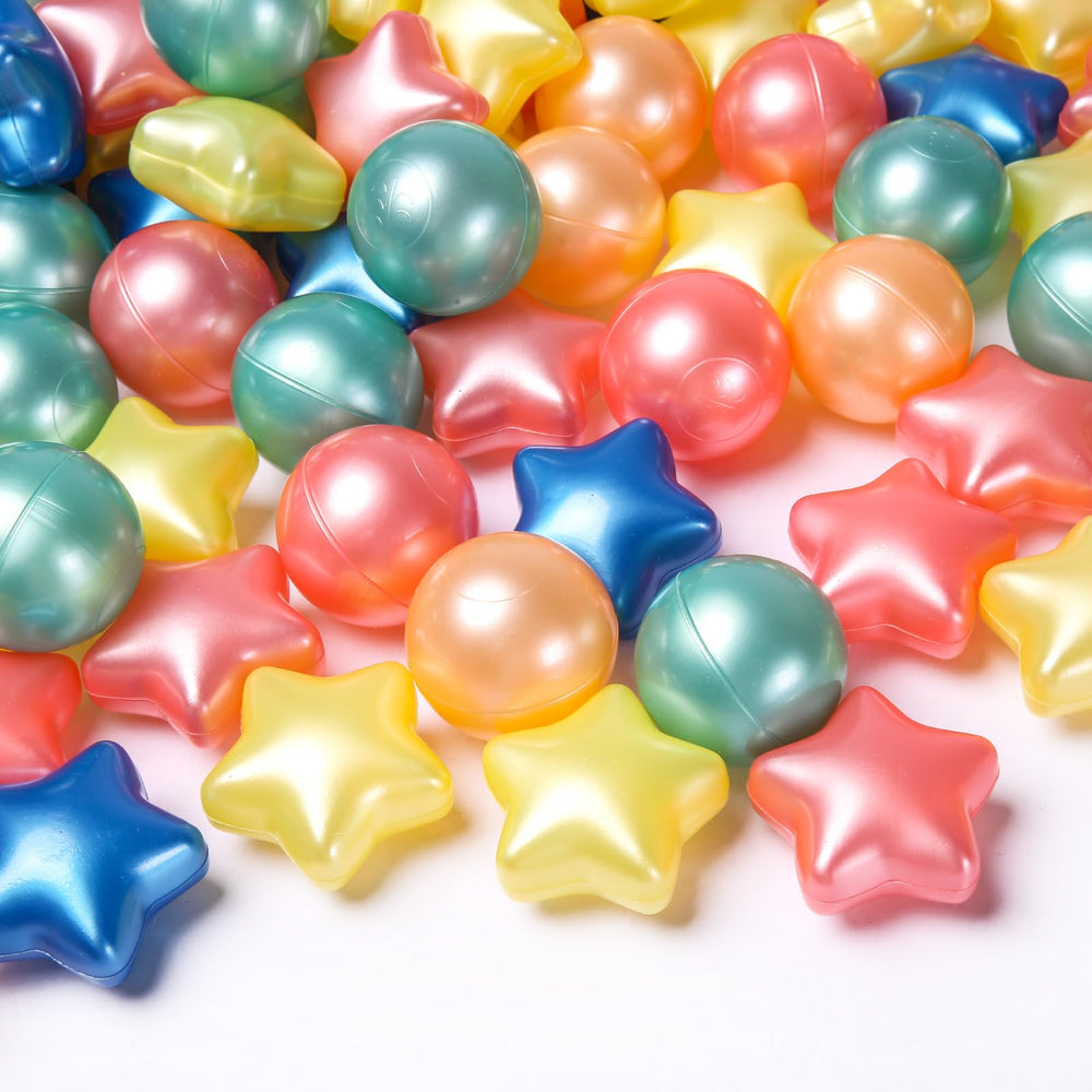 TRENDPLAY star-shaped balls provide durable, engaging shapes for creative play