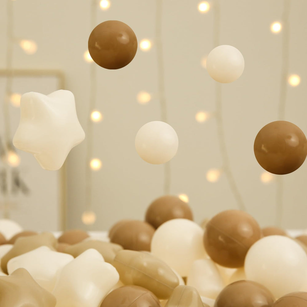 TRENDPLAY Star ball pit balls create toddler friendly play spaces with secure handling.