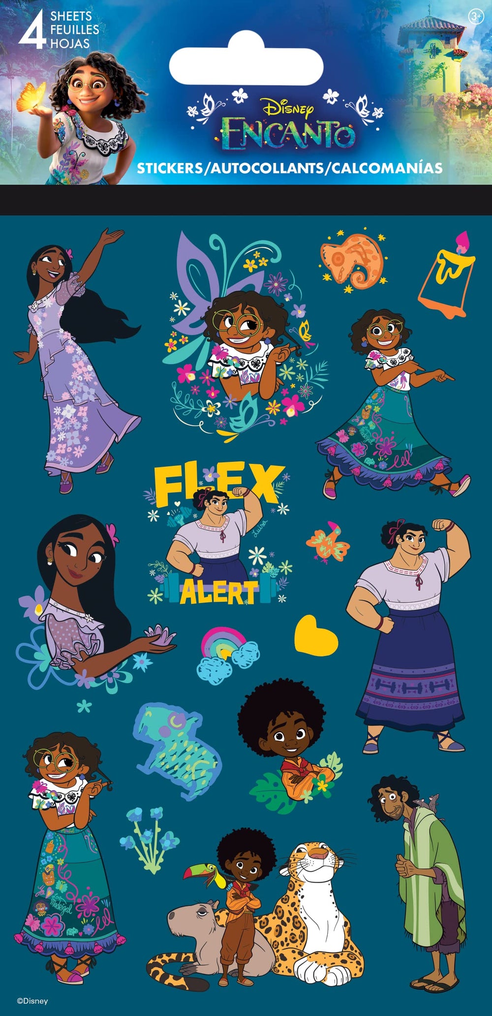 Trends International Encanto sticker sheet 1 featuring beloved characters for notebooks and crafts