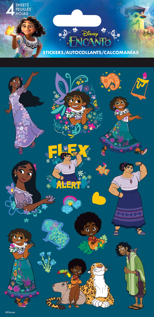 Trends International Encanto sticker sheet 1 featuring beloved characters for notebooks and crafts