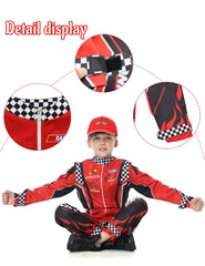 Treyrea checkered flags add racing flair for photos and playtime.