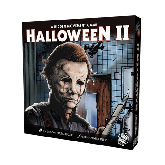 Trick Or Treat Studios Halloween 2 strategy board game map showing the layout for tense play