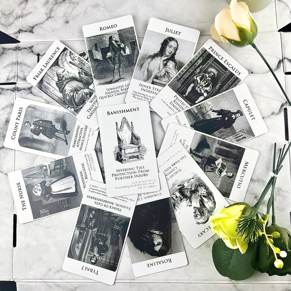Trikendou Romeo & Juliet love cards laid out for soulmate guidance