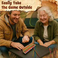 TriMagic Pick Up Sticks table-top challenge boosts hand-eye coordination and focus.