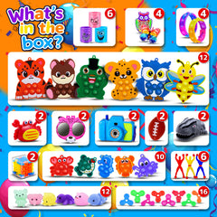 TRIRAXUS colorful sensory fidgets for kids—calm focus during study or play.