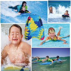 Trivamo 30 inch body surfing board used for pool warm ups and practice.