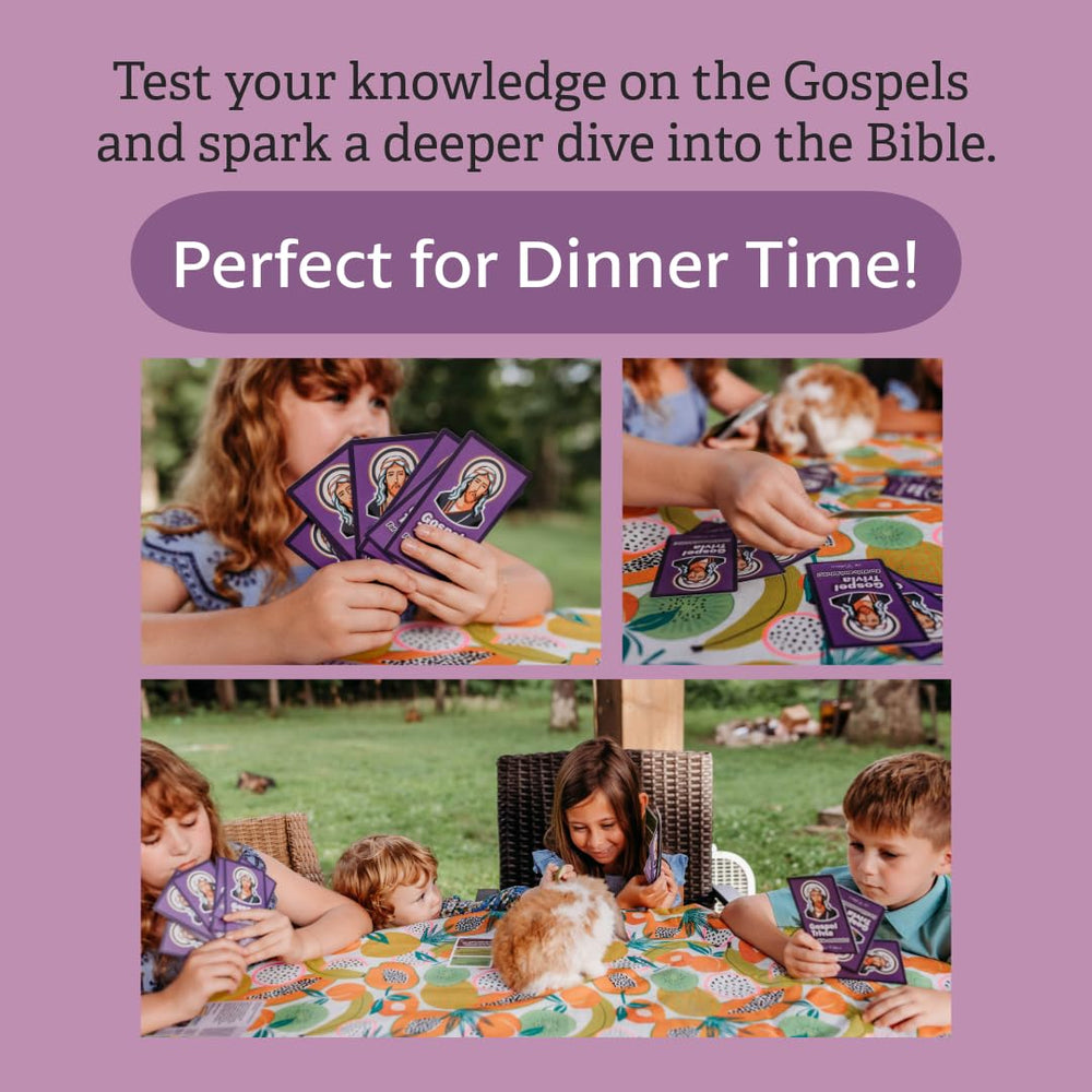 Trivioso family dinner table with cards sparking conversation and learning.