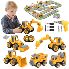 Trovogil take apart truck excavator: engaging construction play for ages 3-8