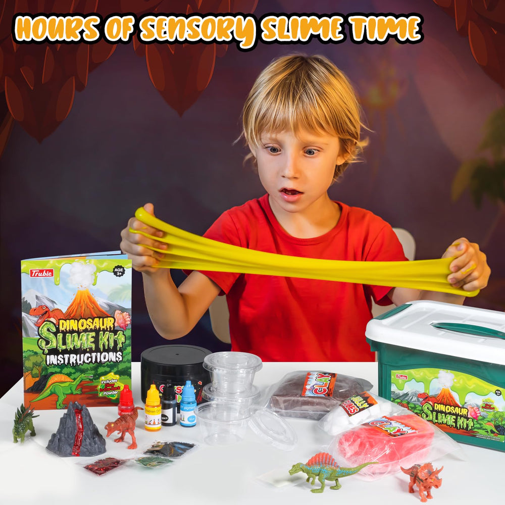 Trubic Dinosaur Slime Kit dino figures for imaginative prehistoric worlds and hands-on learning