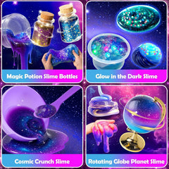 Trubic Galaxy Slime Kit purple clay yields vibrant galaxy tones