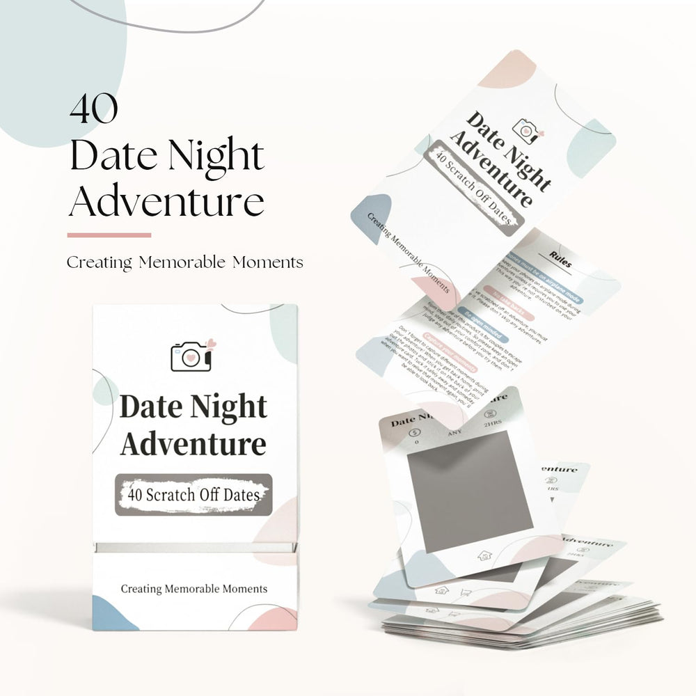 Tryuunion date night card backs—tuck 2x3 photos for lasting memories.